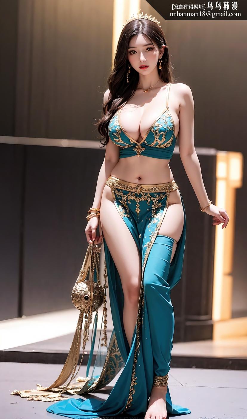 AI大神 FANBOX 14.5g合集FANBOX◆ 墨迹 [AI Generated]-中东-礼服-part1