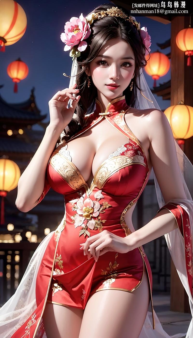 AI大神 FANBOX 14.5g合集FANBOX◆ 墨迹 [AI Generated]-国风-旗袍-part1