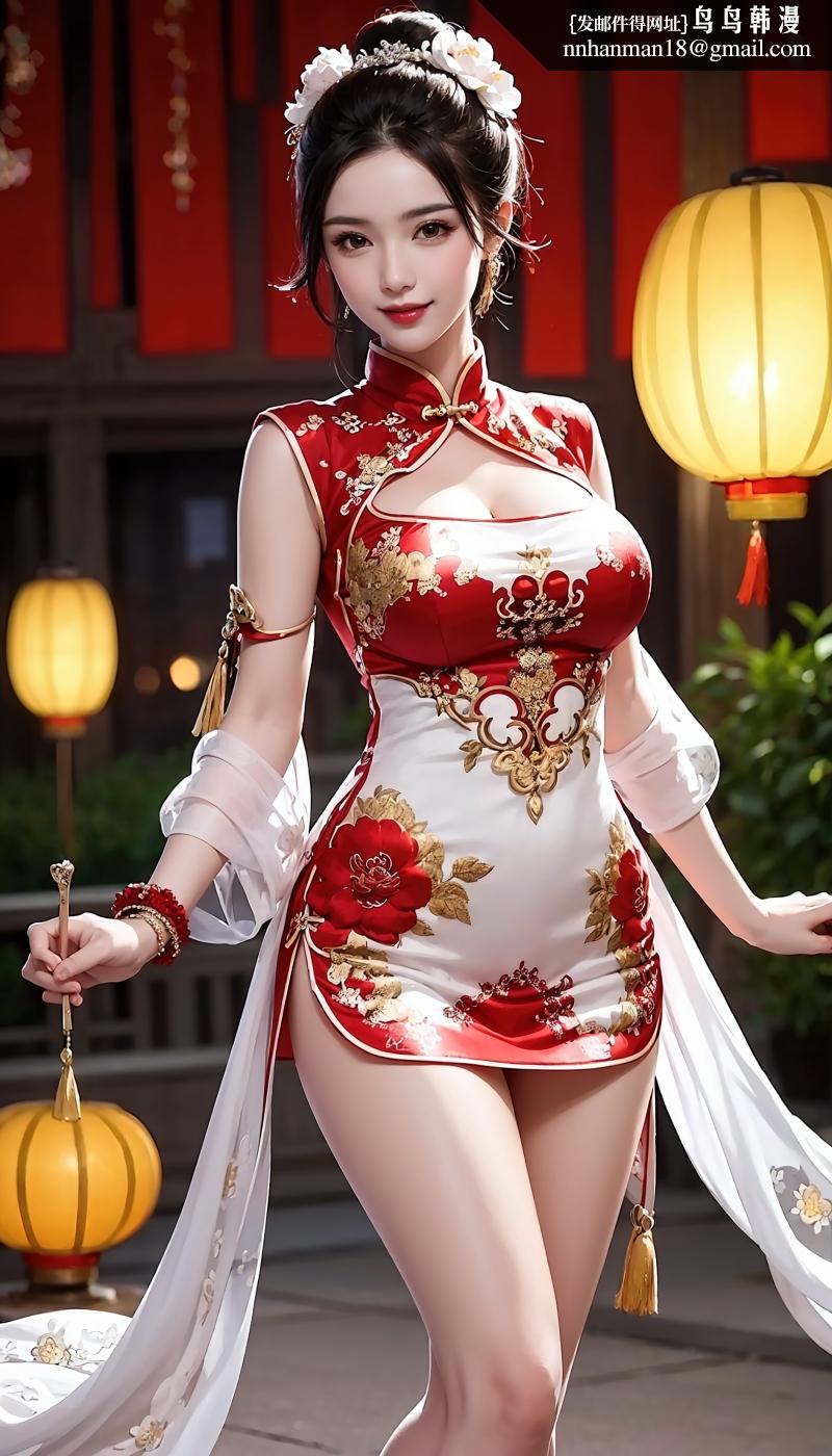 AI大神 FANBOX 14.5g合集FANBOX◆ 墨迹 [AI Generated]-国风-旗袍-part1