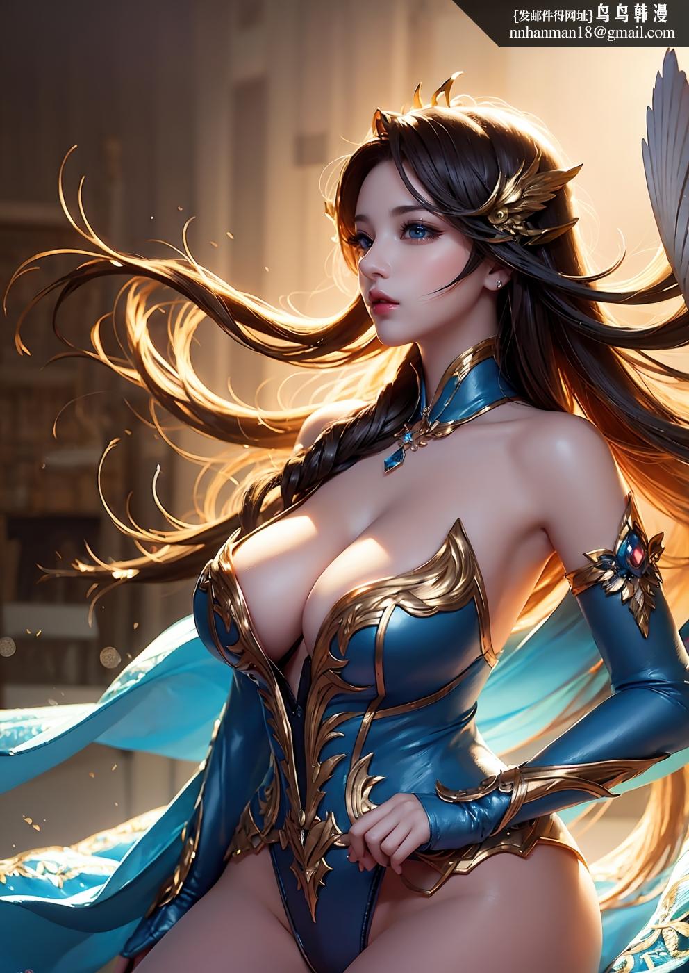 AI大神 FANBOX 14.5g合集FANBOX◆ 墨迹 [AI Generated]-翅膀-part1