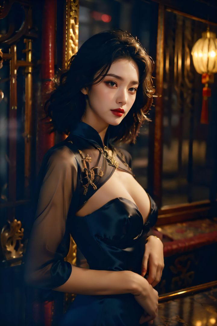 [AI绘画]极品身材_巨乳.黑丝第11话-最终话