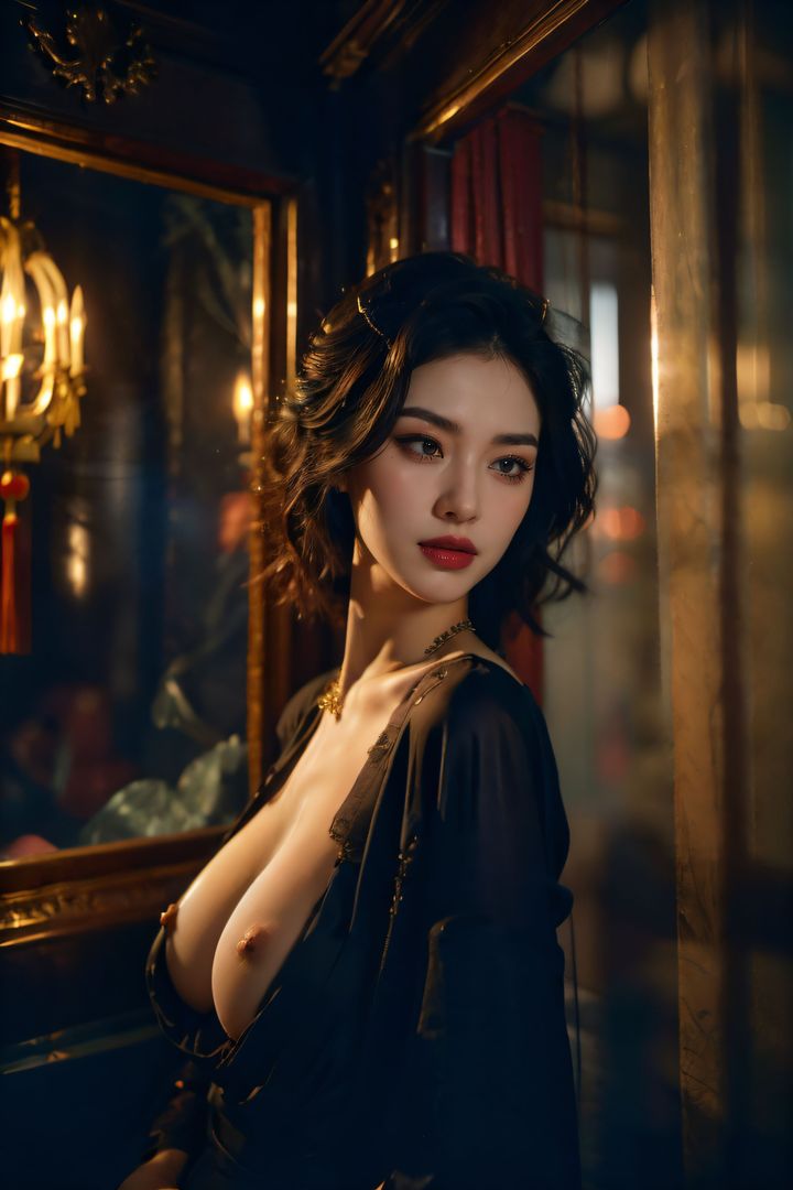 [AI绘画]极品身材_巨乳.黑丝第11话-最终话